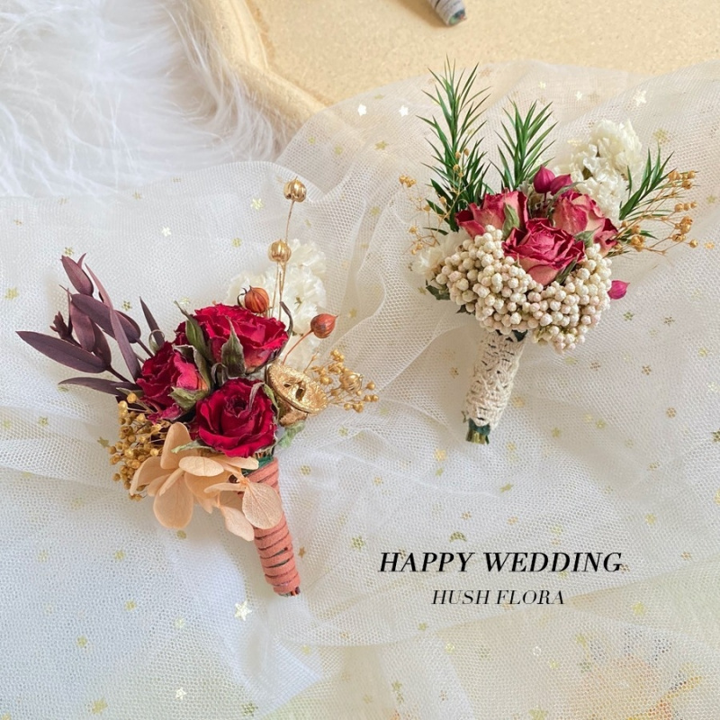 Dried Flower Bulk - ミニドライフラワーブーケ、繊細で新鮮なDIYお土産コサージュ、プリザーブドフラワー、染色ドライフラワー製品