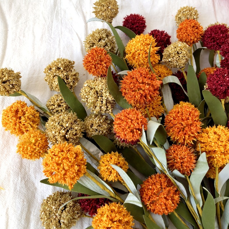 42 センチメートルデイジードライフラワー造花ヘッド家の装飾 - Dried Flower Bulk のレビューと価格