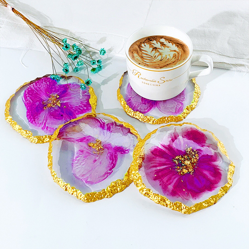 DM413 Drusy コースター樹脂モールドジオードエポキ - Geode Mold Silicone のレビューと価格