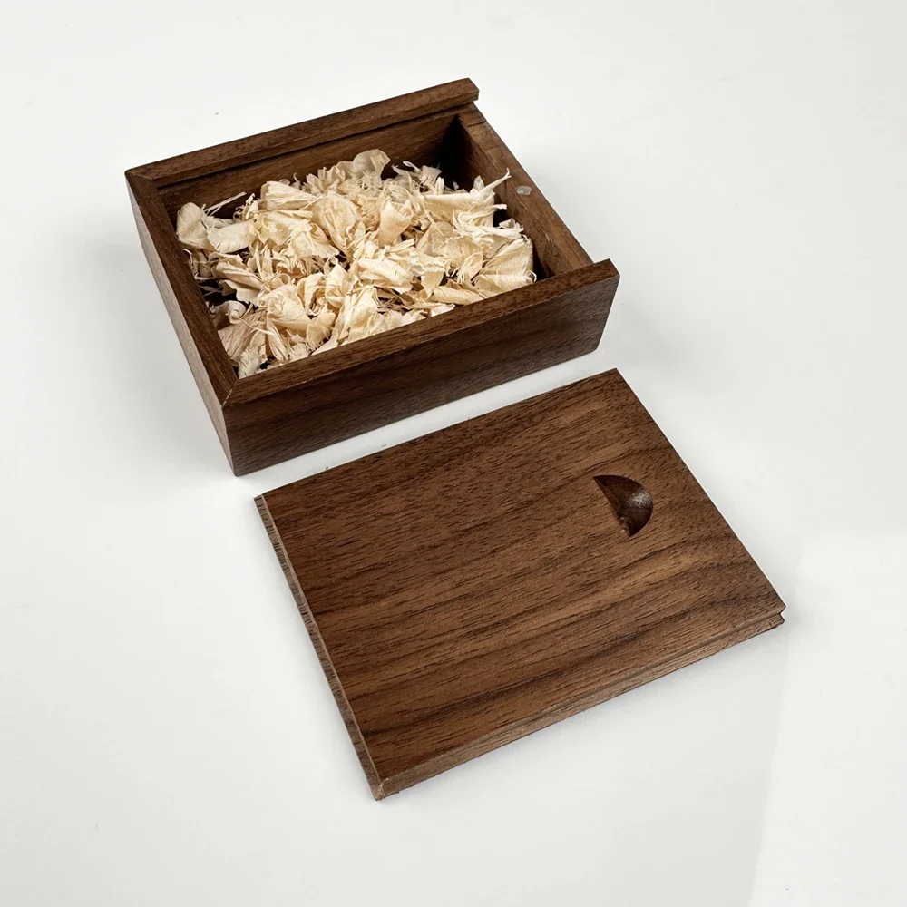 木製収納ボックス,未完成,スライドトップ付き,ネックレス,リ - Wood Ring Blank のレビューと価格