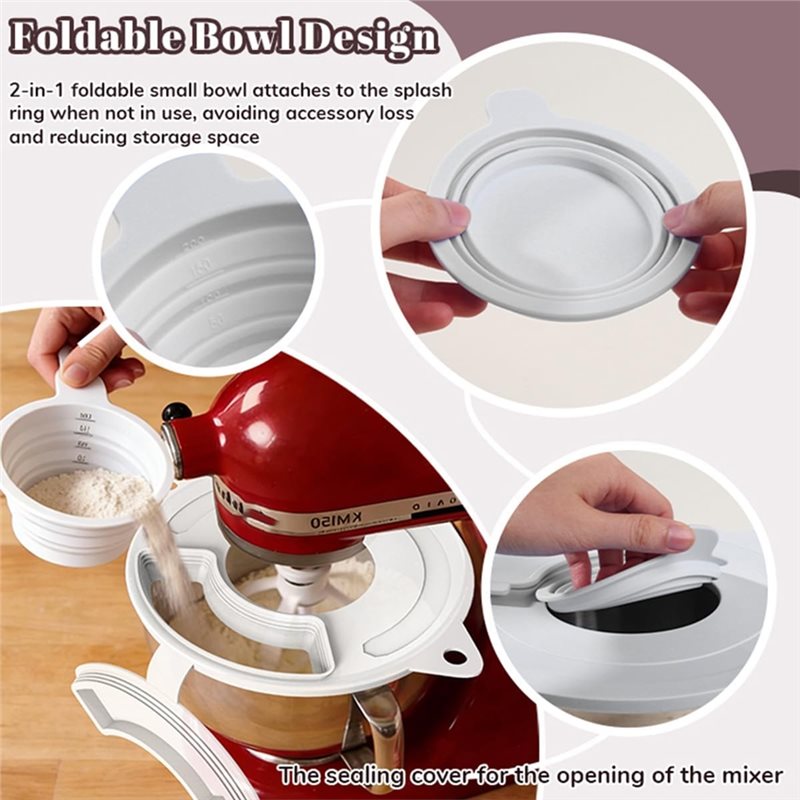 【NECESSITY】キッチンエイド4.5-5クォートティル - Mixing Cup Silicone のレビューと価格