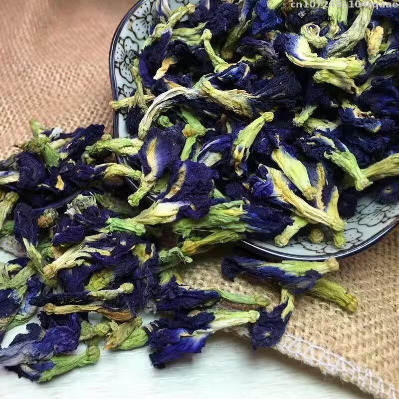天然蝶蘭ドライフラワーブルーバタフライピーの花美容石鹸ウェデ - Dried Flower Bulk のレビューと価格