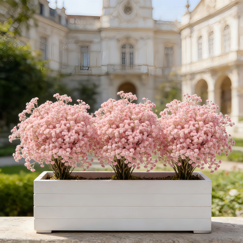 130本の茎を持つピンクのジプソフィラ造花ブーケ、新鮮で美し - Dried Flower Bulk のレビューと価格